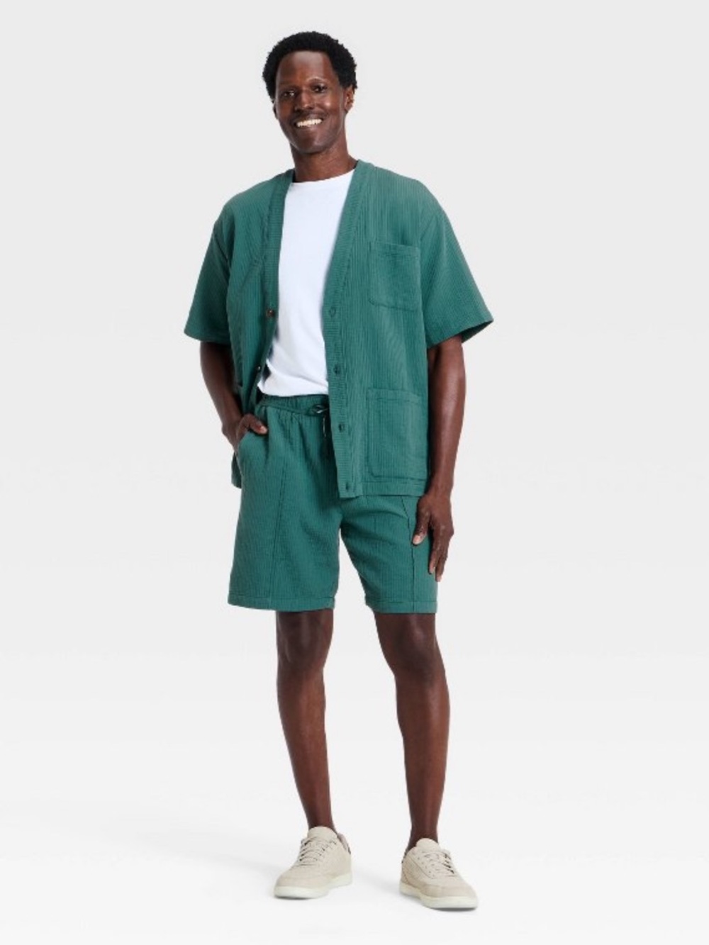 Houston White Men's Tailored
Pull-On Shorts - Teal M new 🆕